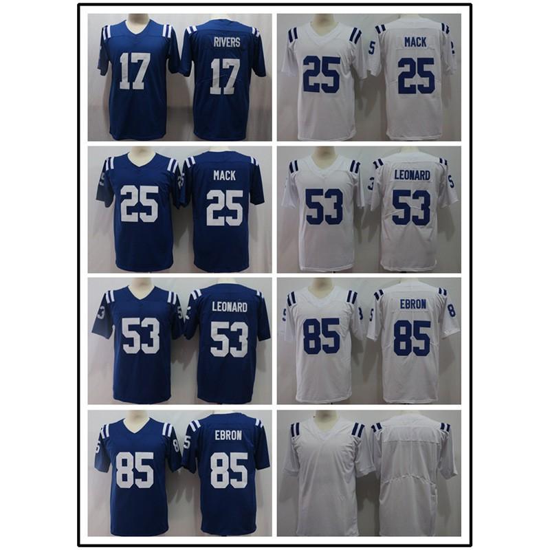 Mens NFL Indianapolis Colts Football Jersey Custom Name Number Cotton Blend Sports Uniform Fans