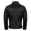 Black Motorcycle Jackets Genuine Cowhide Leather Coats Men Leather Jacket Riding Biker Jackets For Men Clothing Winter