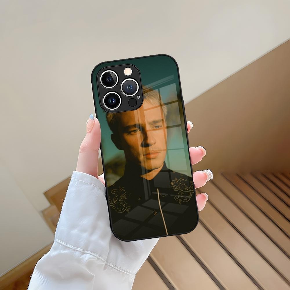 Drew Starkey Actor Phone Case Tempered Glass For IPhone 13 17 15 16 14 12 11 Pro Max Plus Mini XR XS SE2020 Coque