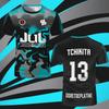 Französischer Rap TCHIKITA Trikot JUL T-Shirt Juldtp DORETDEPLATINE Aufdruck Fitness Sportbekleidung Atmungsaktive Bequeme Oberteile