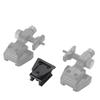 Tactical Aluminum NVG Night Vision Dovetail Bridge Bracket Adapter Mount Buckle for NVG10 NVG18AN/PVS15A PVS18 PVS31 RNVG2