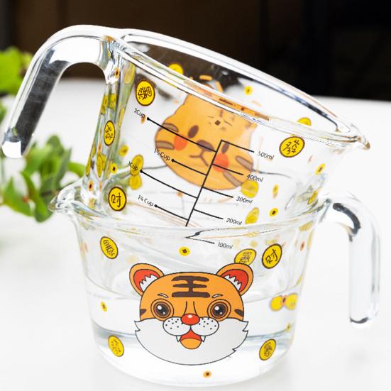 Glass Measuring Cup With Spout 500Ml Heat-Resistant Kitchen Measuring Tool Microwave Safe