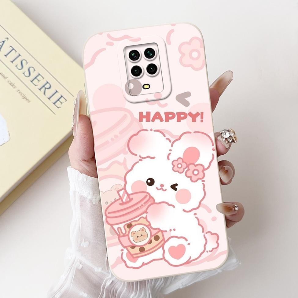Casing For Redmi Note 9 9S 9Pro 4G Back Cover For Redmi Note 9 Pro Case Cute Cartoon Fashion Flowers Silicone Shockproof Bumper