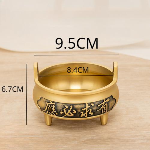 

Новые курильницы из чистой меди в китайском стиле для буддийских семейных родовых залов, курильницы и буддийская утварь