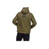 Adidas Logo Printed Pattern Hooded Long Sleeve Cotton Jacket Men Jacket Green HG6271