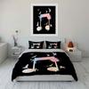 Music Note Art Decor Set Soft Comfortable Duvet Cover Bedding Set Included 1*Duvet Cover & 2*Pillowcases, Gift