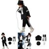 Mj Michael Jackson Cosplay Costume For Kids With Print For Stage Dance Performance