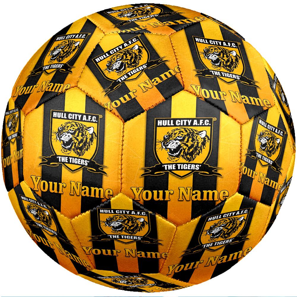 Hull City Fashion Size 5 Football Wearproof Non‑Slip Soccer Ball For Sports Training Entertainment Use