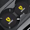2PCS Car Styling Coaster Non-Slip Water Cup Mat Anti-Slip Pad For Ferrari 308 GT4 328 GTB GTS F355 360 Modena F430 458ltalia 488 ZX2