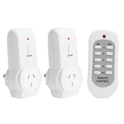 433,92 MHz Kabellose Fernbedienung 240V 50Hz 10A Kabellose Fernbedienungssteckdose Ein/Aus-Schaltersteckdose Tragbar für Lichtlampe