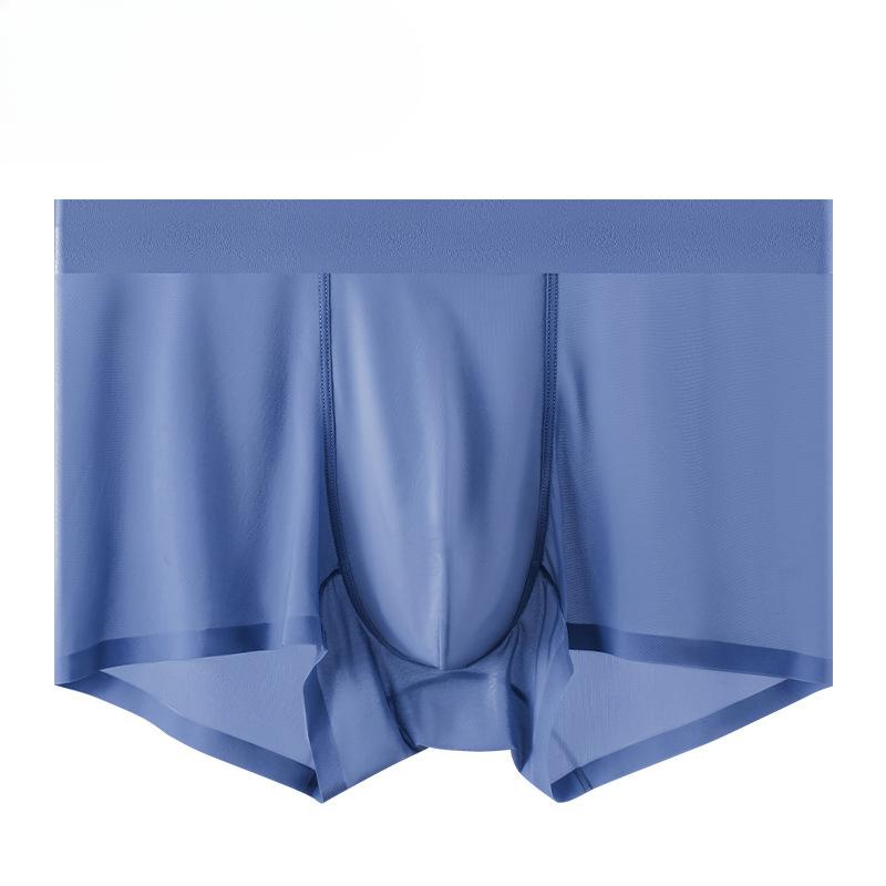 Pánské boxerky z čisté bavlny, antibakteriální, s vnitřním rozkrokem, prodyšné, pro chlapce, jednobarevné, pro mladé muže, do poloviny pasu