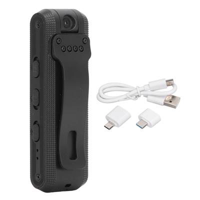 HD Camera 180 Degrees  Rotatable Anti Shaking Back Clip Auto Save Record Camera Meeting Recorder for Office