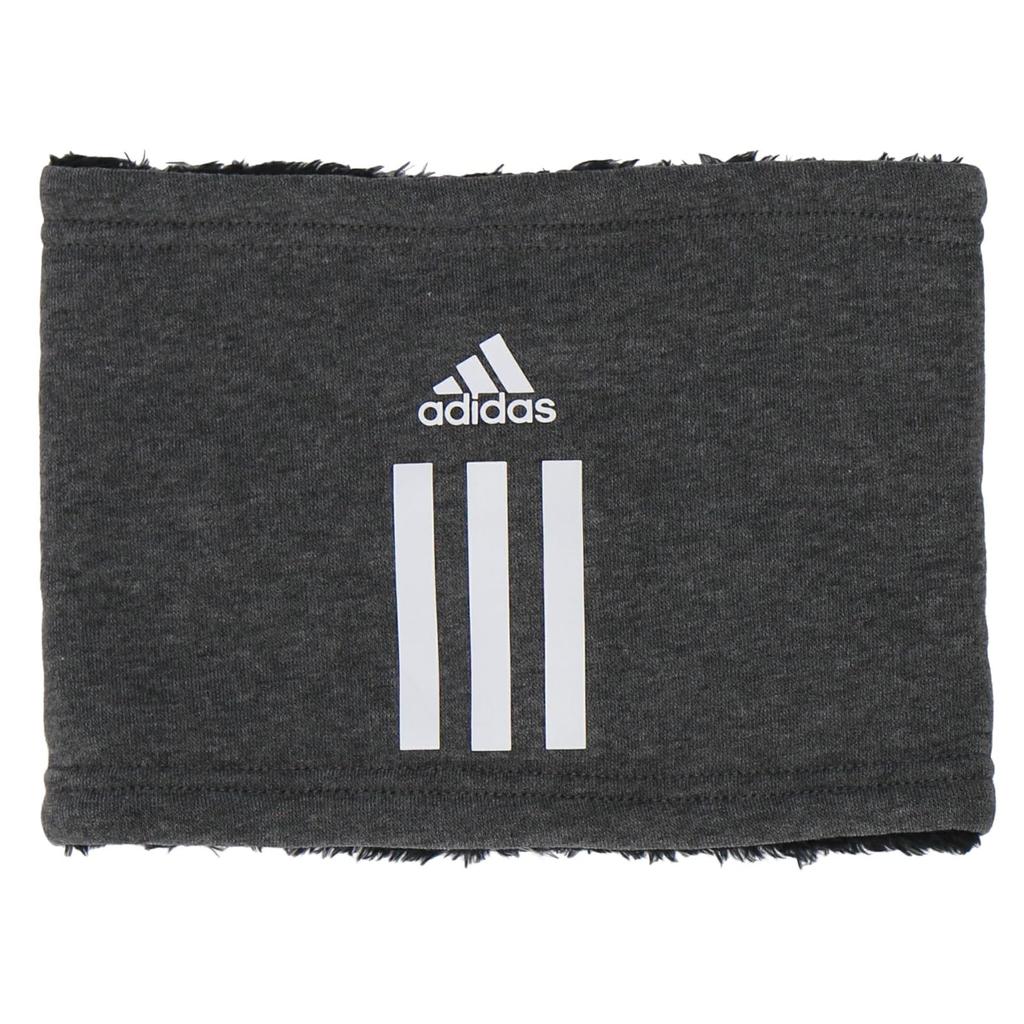 Adidas Neck Warmer with Reflective Print On the Inside and Fleece Sweatshirt Solid Color with Reflective Logo Unisex Kids' (66002401), Print,