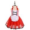 New Sweet and Cute Little Red Riding Hood Halloween Costume for Kids with Cape - Children's Storytelling Performance Dress