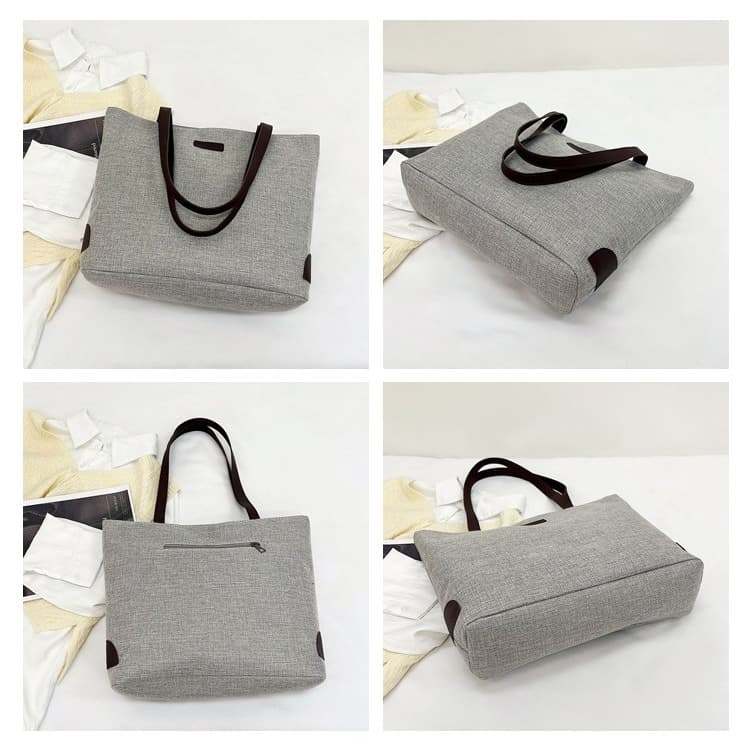 Sac fourre-tout simple grande capacité pour femme Sac à main