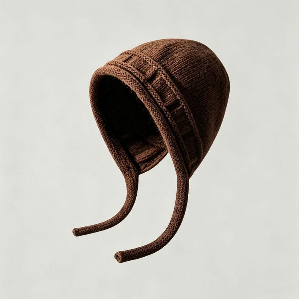 Ear Protection Knitted Beanie Hat Thickened Woolen Hat New Knitted Earmuff Hat Women