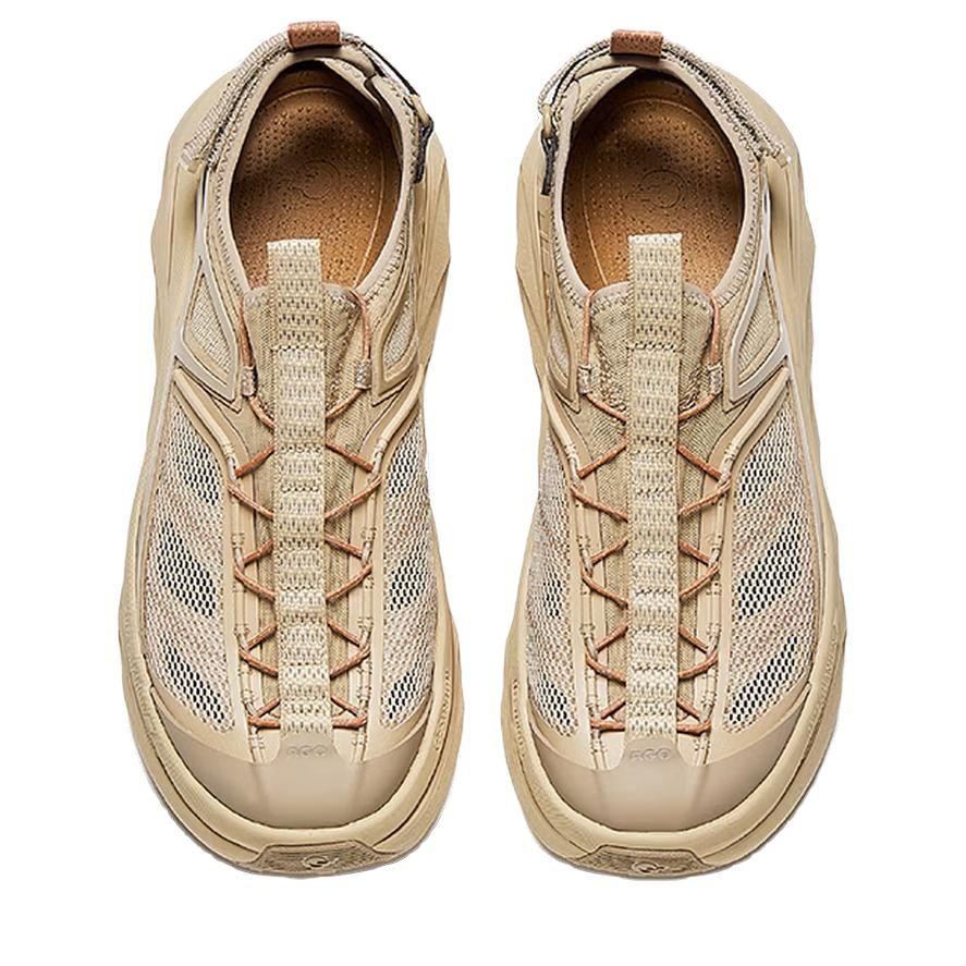 Anta Champion Outdoor Comfortable Fashion Non-Slip Breathable Height-Increasing Water Shoes Women Shoes Latte Khaki 122628822A-3