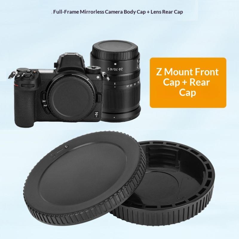 RF Mount Lens Rear Cap & Camera Body Cap Durable Anti-Dust Protection Cover for EOS R RP R5 R6 R7