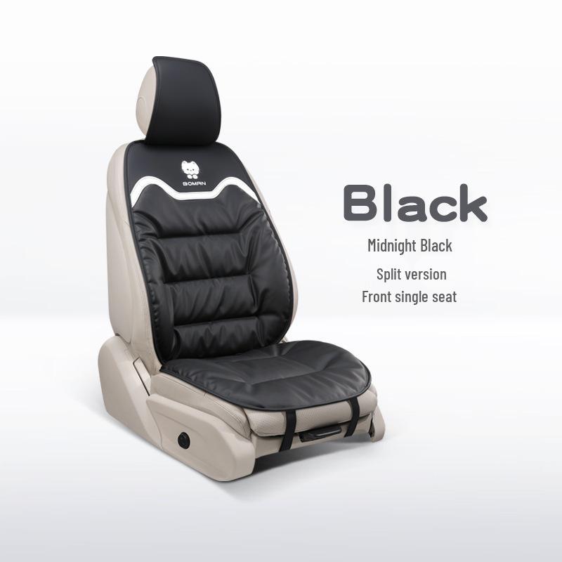 Napa Leather Car Seat Cushion - All-Season Cover for Mercedes-Benz, BMW, Tesla, Volkswagen