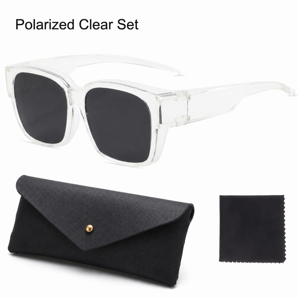 Other Glasses for Driving Riding Fit Over Glasses Sunglasses Wrap Around Polarized Square Shades