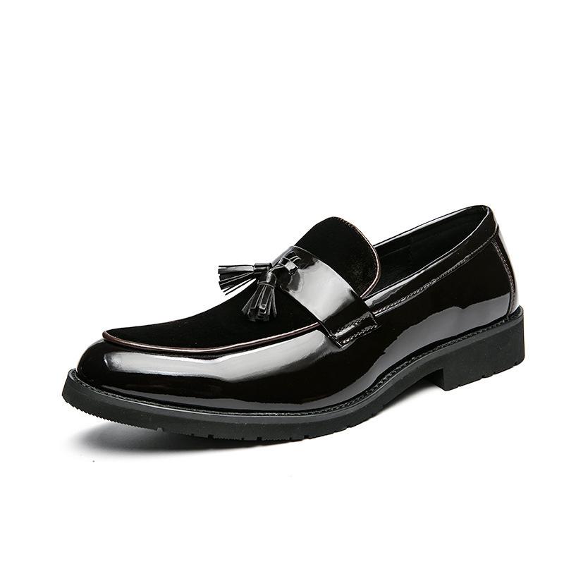 Extra Large Men s Tassel Leather Loafers: Slip-on Patent Driving Shoes Sizes 38-48 44