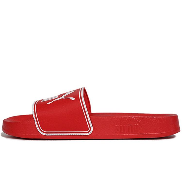 PUMA Leadcat Slide White/Red Men s 360263-22 EU 38