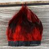 Chicken Feather Black Heart Tip Cloth Edge Clothing Accessories Pendant Material High Quality Chicken Feather Cloth Belt Handicraft