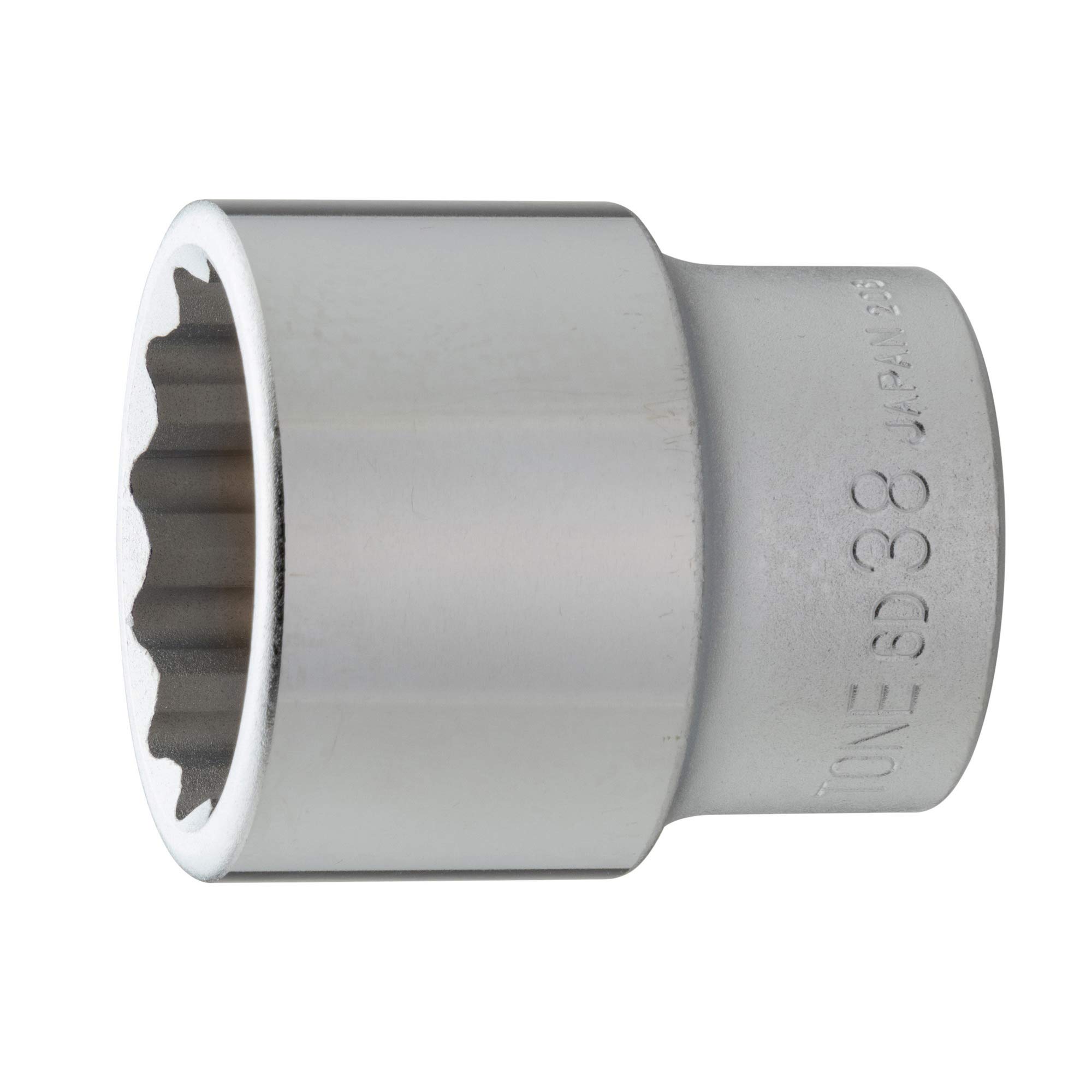 

TONE 6D-38 12-Point Socket, 19.0mm (3/4 ) Drive, 38mm Width