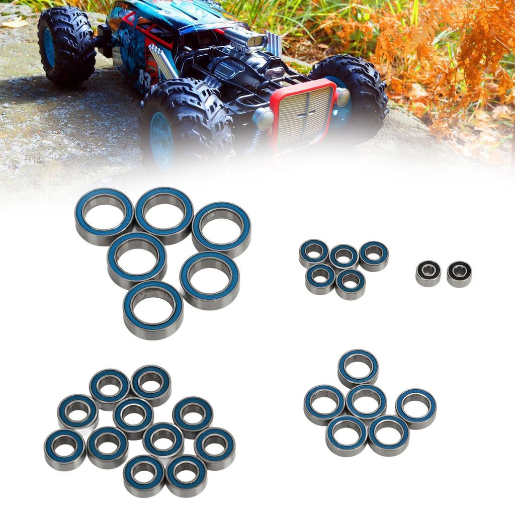 30Pcs Steel Sealed Bearing Kit RC Car Bearing Kit for Axial UTB18 CAPRA 1/18 RC Off Road Vehicles