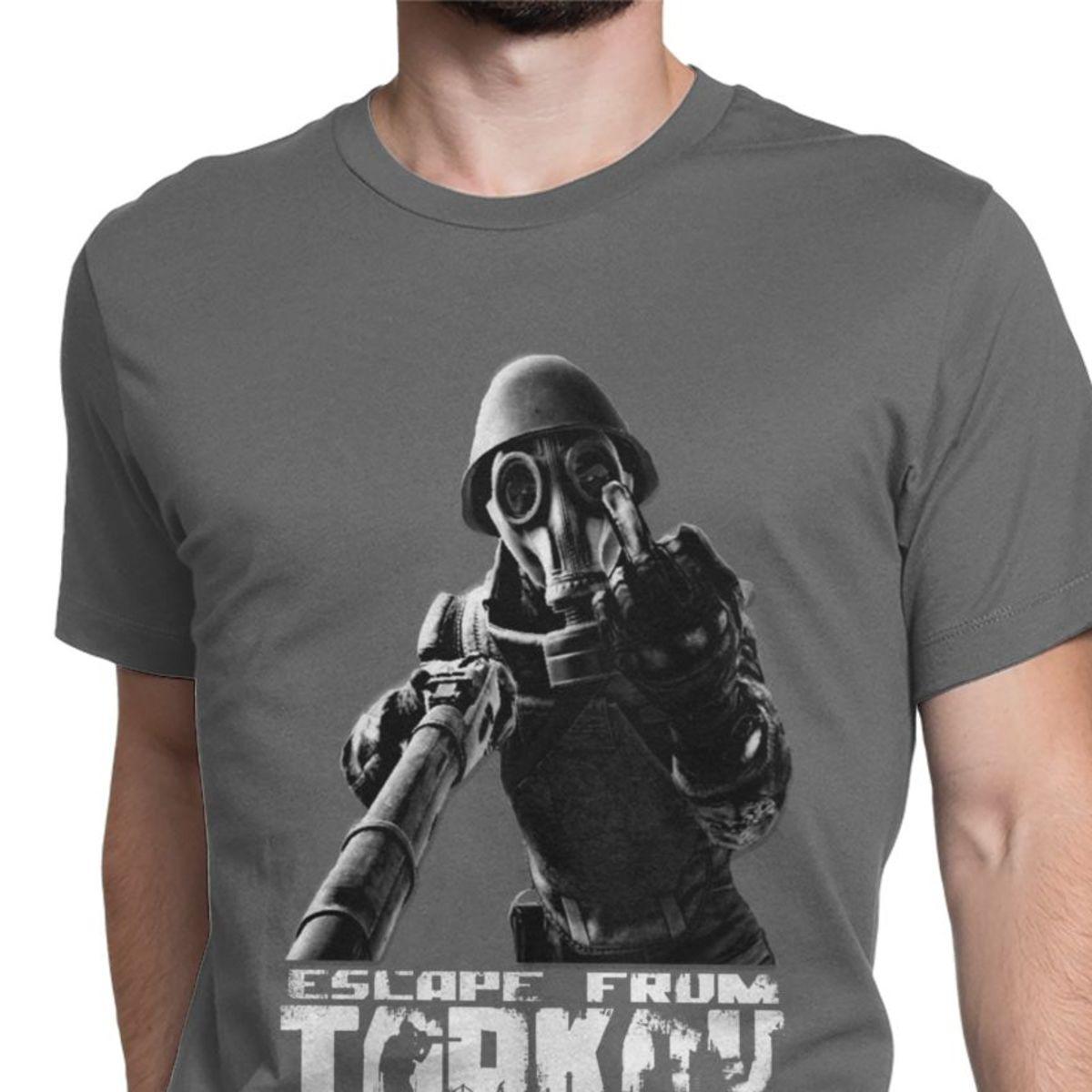 

Чоловіча футболка Escape From Tarkov This Is You Одяг для гри-шутера на виживання Винтажна футболка з круглим вирізом Подарункові Топи Футболки 3XL