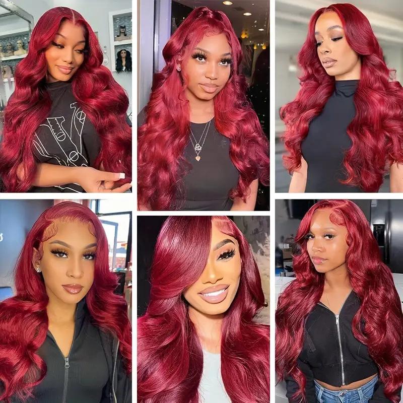 13 * 4 Front Lace Wig, Women's Big Wave Long Curly Hair, European and American Full Headgear