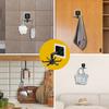 1/2Pcs Kitchen Hook Multifunctional Hook 360 Degree Swivel Rack Bathroom Wall Door Hook Bracket And Storage Spoon Rack Accessory