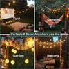 100LED 12M IP65 WaterproofString Light Outdoor Solar Fairy Lights Garland Christmas Decoration Wedding Lamp Garden