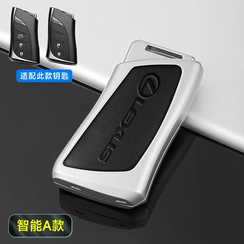 Leather Car Key Case Cover for Lexus UX250 UX260 Es Es350 UX200 UX250h ES200 ES300h ES350 US200 US260h 2018-2020 Car Accessories