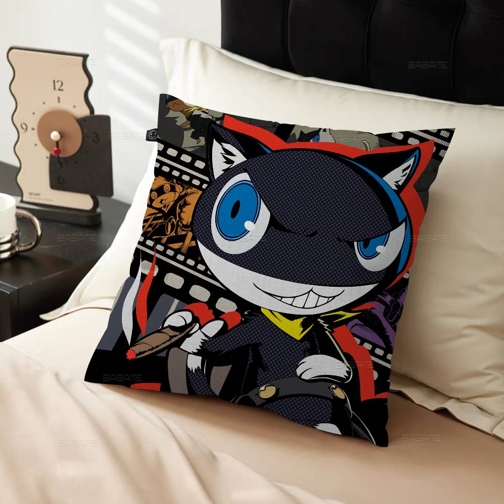 Hot Video P-Persona 5 Gaming Pillow Cover Design Cushion Cover Decor Holiday Decorati