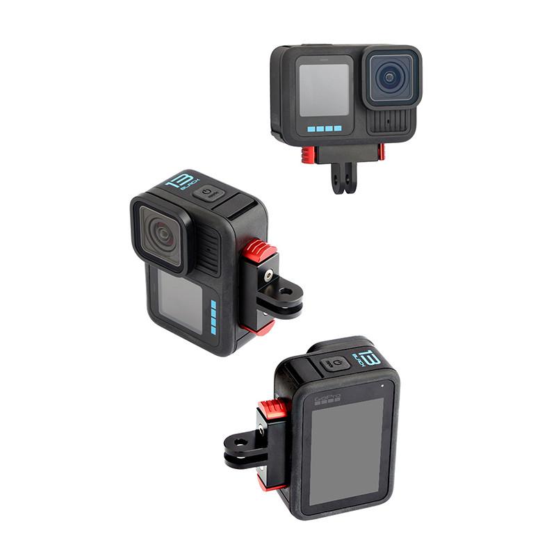 For Go Pro Hero 13 Metal Magnetic Quick Release Base 1/4" Thread Extension Mount Holder Action Camera Bracket Accessories