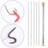 5Pcs Earthworm Hooking Needle Worm Baiting Needle Easy To Use Worm Fishing Needle Hollow Earthworm Hook Needle for Carp Fishing
