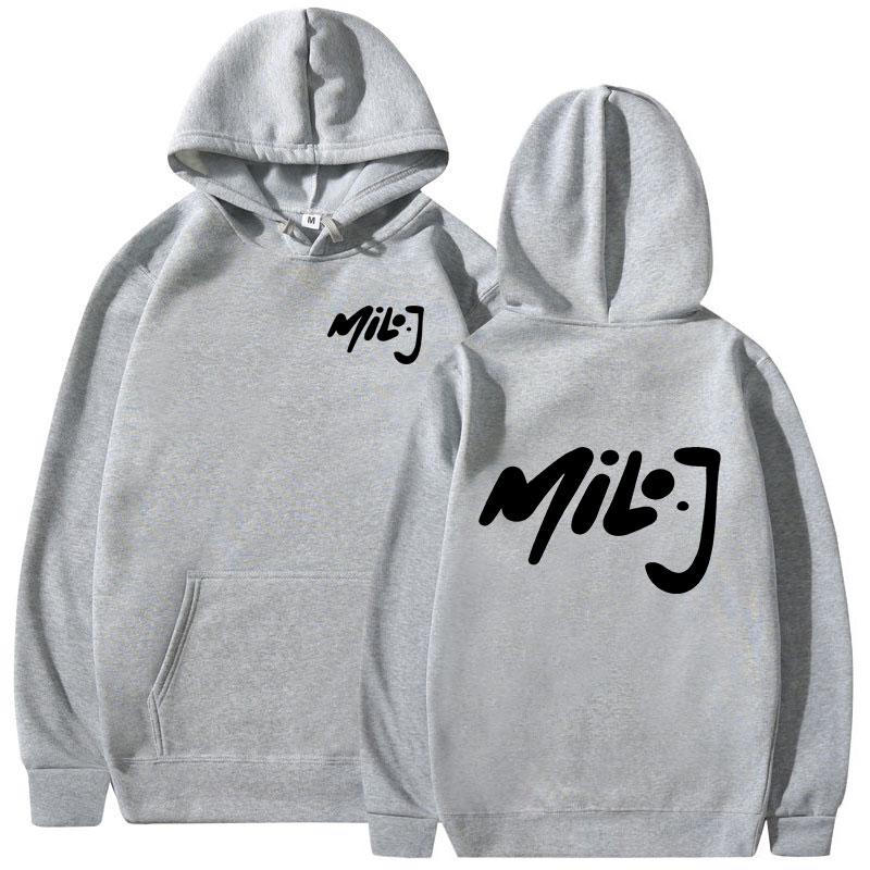 Rapper Milo J Logo Merch Hoodies Men Women Clothing Vintage Hip Hop Hooded Sweatshirt Casual Harajuku Oversized Pullovers Hoody