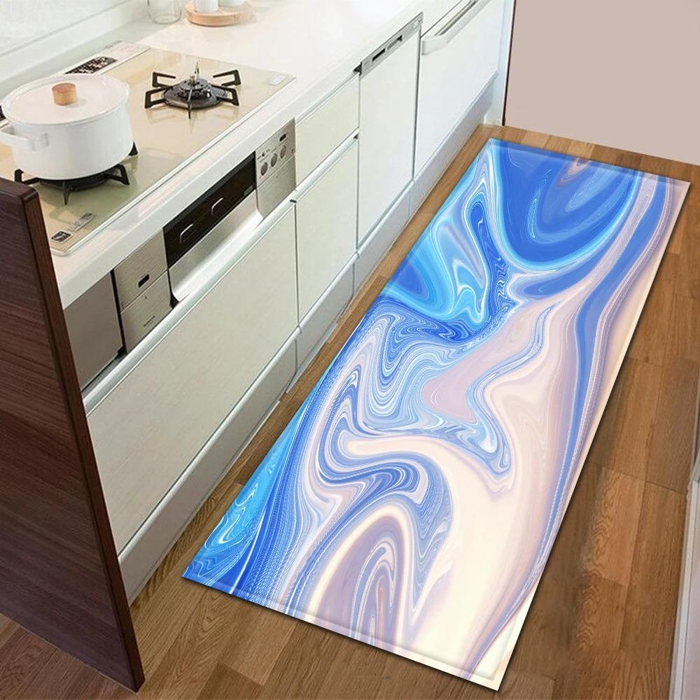 Colorful Ink Texture Pattern Home Kitchen Floor Mat Door Front Decoration Floor Mat