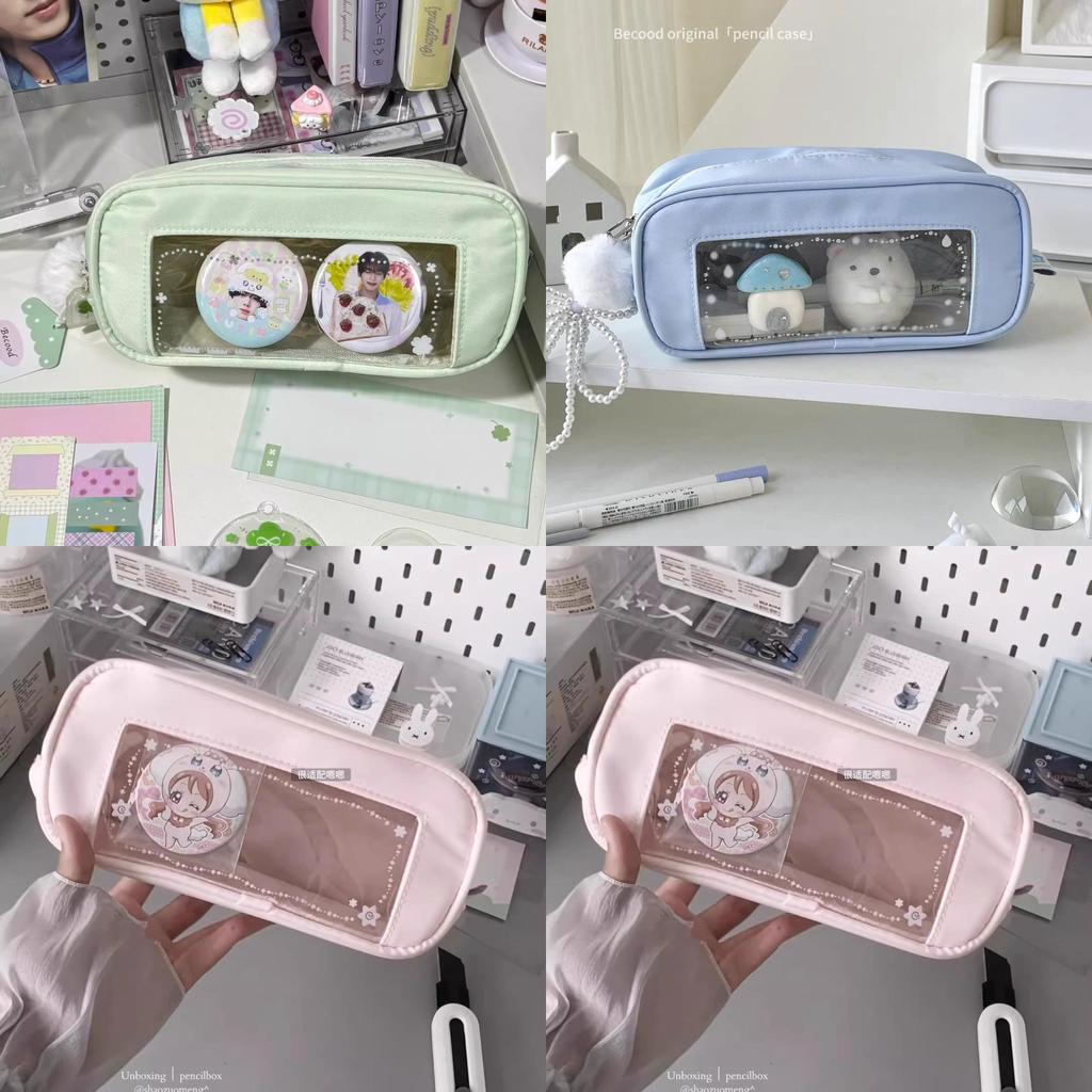 Casual Girls Pen Holder With Four Leaf Clover Design For Back To School Gift