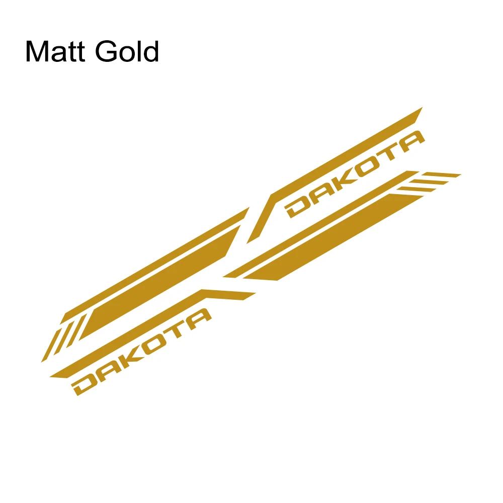 Pickup Bed Side Sticker For Dodge Dakota SLT SXT 5.9 R/T Sport Car Stripes Style Decor Decal Truck Vinyl Cover Auto Accessories