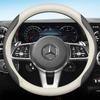 CQM1 Leather Car Steering Wheel Cover for Mercedes Benz E53 E63 S580e S680 CLA250 CLA35 CLA45 CLE53 GT53 GT63 GT55 A35 Accessories