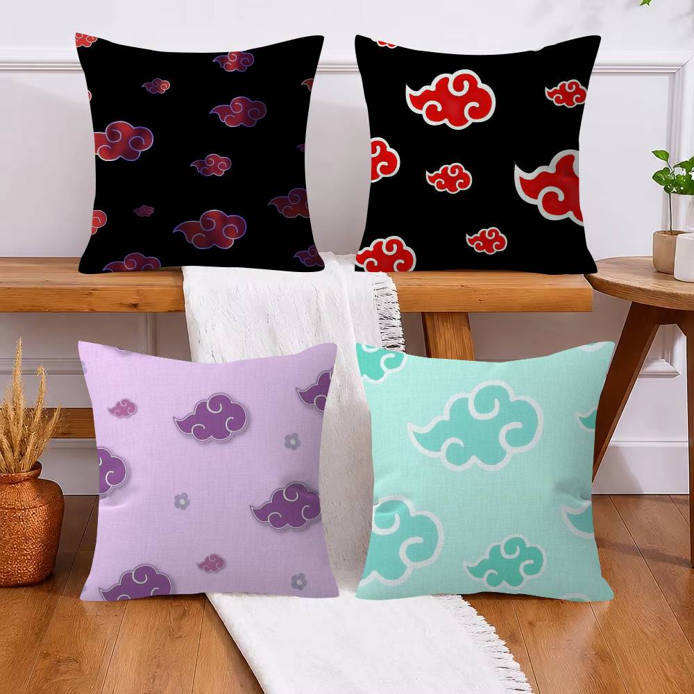 NARUTO logo Pillow Cover for Bedroom Room and Living Room Sofa Decorative Cushion Cover