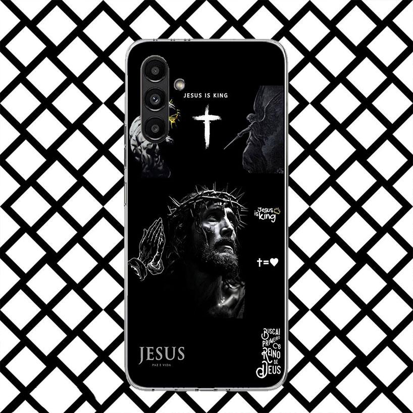 Jesus Bible Phone Case for Samsung Galaxy A17 A37 A57 A16 A26 A36 A56 A15 A25 A35 A55 A14 A24 A34 A54 A13 A23 A33 A53 Galaxy A17