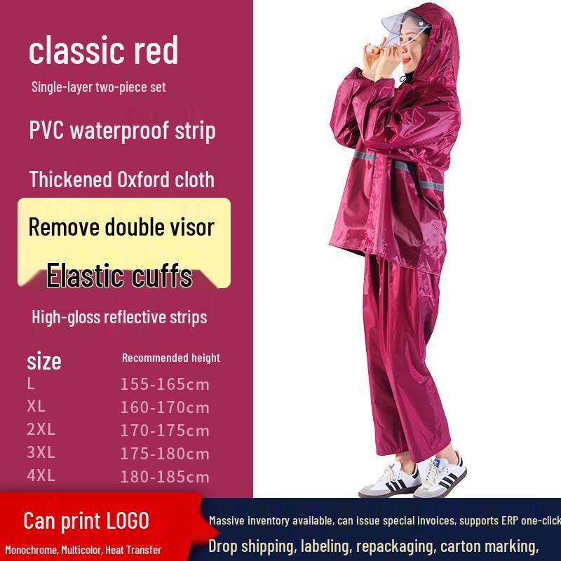 Hanyou Children s EVA Split Raincoat Set