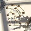 Fashion Beaded Necklaces Long Sweater Chain Necklace Faceted Colorful Candy Fruit Sugar Pendant Crystal Necklace Stainless Steel