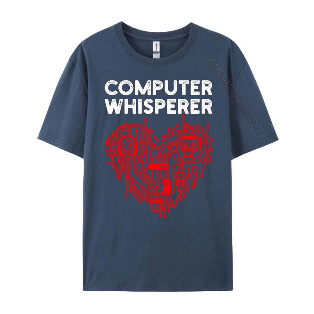 Funny It Heart Computer Whisperer Brand Clothing Mens Clothing Outdoor Oversized T Shirt Graphic T Shirt Comfortable