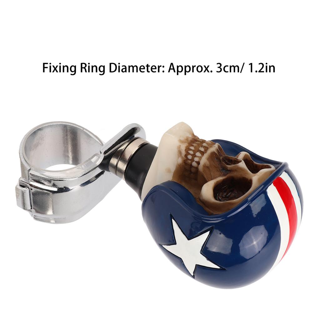 Skull Stee  Wheel Suicide Knob Car Power Handle   for Trucks Tractors Boats