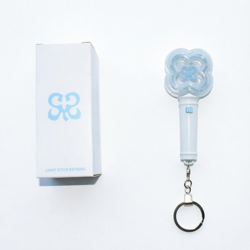 Hearts2Hearts Four Leaf Clover Mini Support Stick Keychain H2H