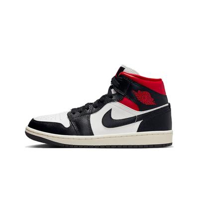 Air 1 Mid Schwarz Gym Rot